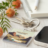 Porte-clés Big Bend National Park Texas Retro Travel (Devant Droit)