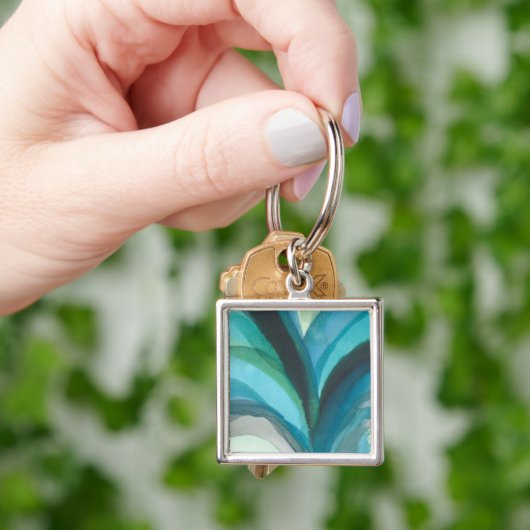 Porte-clés Big Blue Leaf I (main)