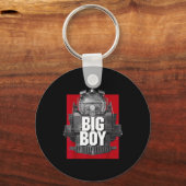 Porte-clés Big Boy 4014 Clic Steam Engine Retro Locomotive Ra (Recto)
