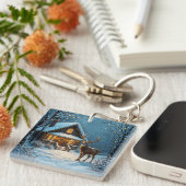 Porte-clés  Big Buck's Snowy Christmas Visit (Devant Droit)