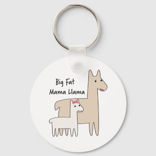 Porte-clés Big Fat Mama Llama (Recto)