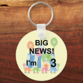 Porte-clés Big News Circus 3e Anniversaire Tshirts et cadeaux (Recto)