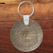 Porte-clés Big Pines-Visitor-Centre-Wrightwood-USGS-Benchmark (Recto)