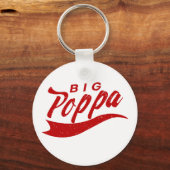 Porte-clés Big Poppa Papa Fête des pères cadeau (Recto)