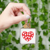 Porte-clés Big Red Heart Porte - clé (main)