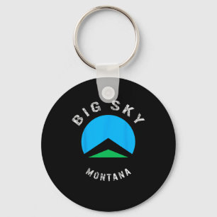 Porte-clés Big Sky Montana Ski Ski Snowboard Ski Snow