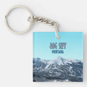 Porte-clés Big Sky Montana Vintage
