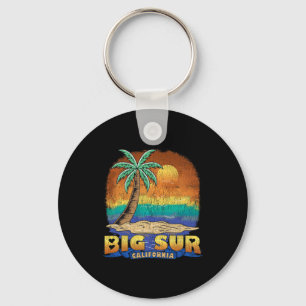 Porte-clés Big Sur Californie Souvenir en détresse vintage