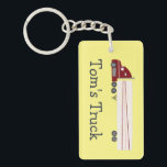 Porte-clés Big Truck 18 Wheeler Semi-Rig PERSONNALISER IT<br><div class="desc">Customisez ce porte - clé mignon avec votre propre texte,  votre nom ou tout ce que vous voulez. Préparez-vous à prendre la route avec ce design amusant,  dessiné à la main par moi pour vous ! Consultez ma boutique pour plus d'articles assortis et plus de couleurs !</div>