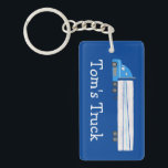 Porte-clés Big Truck 18 Wheeler Semi-Rig PERSONNALISER IT<br><div class="desc">Customisez ce porte - clé mignon avec votre propre texte,  votre nom ou tout ce que vous voulez. Préparez-vous à prendre la route avec ce design amusant,  dessiné à la main par moi pour vous ! Consultez ma boutique pour plus d'articles assortis et plus de couleurs !</div>
