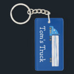 Porte-clés Big Truck 18 Wheeler Semi-Rig PERSONNALISER IT<br><div class="desc">Customisez ce porte - clé mignon avec votre propre texte,  votre nom ou tout ce que vous voulez. Préparez-vous à prendre la route avec ce design amusant,  dessiné à la main par moi pour vous ! Consultez ma boutique pour plus d'articles assortis et plus de couleurs !</div>
