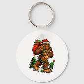 Porte-clés Bigfoot 67 Christmas Tree Lights Xmas Men Sasquatc (Recto)