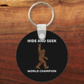 Porte-clés Bigfoot Caché Et Chercher Champion Du Monde Amusan (Verso)