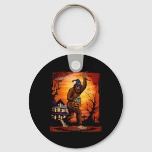 Porte-clés Bigfoot Halloween Trick Ou Treat Rock Sur Sasquata