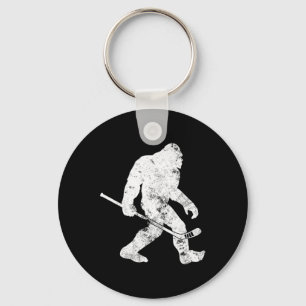 Porte-clés Bigfoot Hockey Vintage Sasquatch Drôle Hommes G Fe