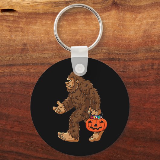 Porte-clés Bigfoot Jack-o'-lantern Fun Halloween Garçons Enfa (Recto)