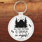 Porte-clés Bigfoot je crois en moi (Recto)