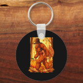 Porte-clés Bigfoot Lgrim Turkey Pumpkin Thanksgiving Day Funn (Recto)
