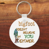 Porte-clés Bigfoot ne fait pas (Recto)