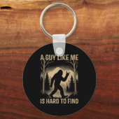 Porte-clés Bigfoot Retro Sasquatch A Guy Like Me Is Hard To F (Recto)