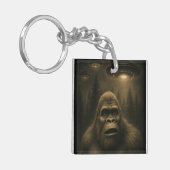 Porte-clés Bigfoot Sasquatch Alien UFO Funny (Devant gauche)