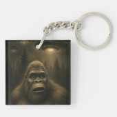 Porte-clés Bigfoot Sasquatch Alien UFO Funny (Dos)