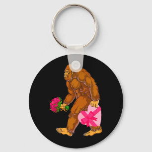 Porte-clés Bigfoot Sasquatch Funny Valentines Jour Amour