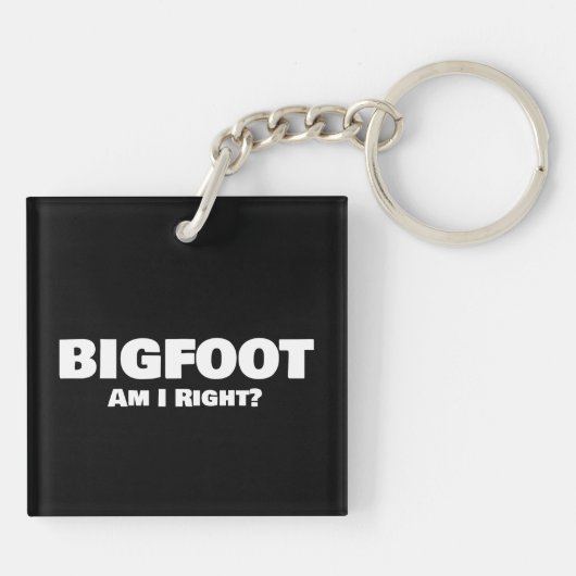 Porte-clés Bigfoot Suis-Je Porte - clé Droit (Dos)