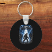 Porte-clés Bigfoot ufo alien enlèvement drôle sasquatch (Recto)