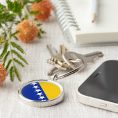 Porte-clés BiH Flag Coaster (Côté)