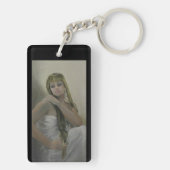 Porte-clés Bijou exotique II Porte - clé rectangle (Dos)
