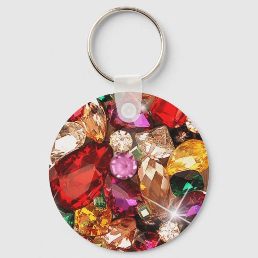 Porte-clés Bijoux Bijoux étincelante Gemmes couleur (Recto)