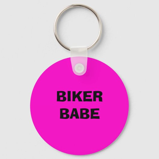 PORTE-CLÉS BIKER BABE (Recto)