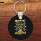 Porte-clés Biker Girlfriend Wife I Belong To A Biker Valentin (Recto)