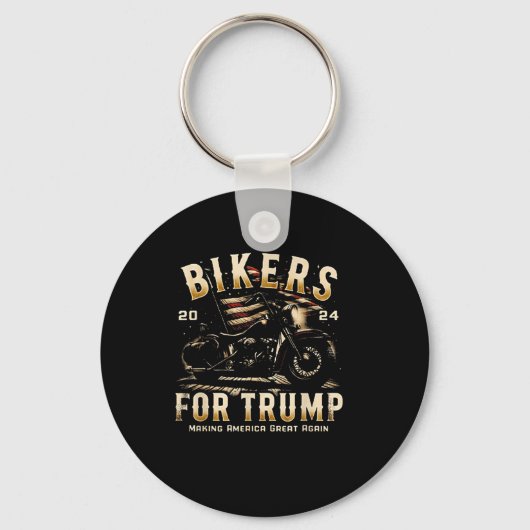 Porte-clés Biker Pour Trump 2024 (Recto)