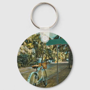 Porte-clés Biking Lover Gift Cycling Painting