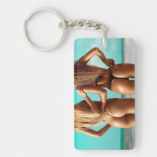 Porte-clés Bikini Beach Girls Photo Key Chain (Devant)