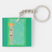 Porte-clés Bikini Girl (Dos)