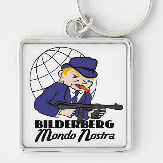 Porte-clés Bilderberg Mondo Nostra (Devant)