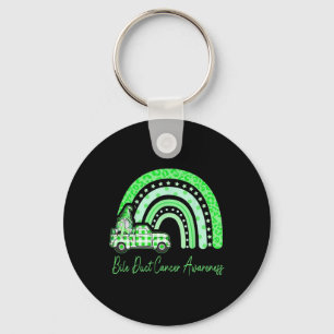 Porte-clés Bile Duct Cancer Sensibilisation Green Gnomes Truc