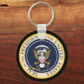 Porte-clés Bill Clinton : Sceau présidentiel : Porte - clé (Recto)