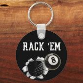 Porte-clés Billard 8 Ball Rack (Recto)