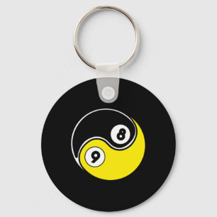 Porte-clés Billard de la piscine de billard de la boule 9