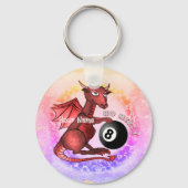 Porte-clés Billard Dragon (Recto)