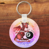 Porte-clés Billard Dragon (Recto)