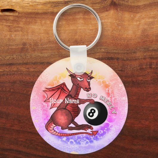 Porte-clés Billard Dragon (Recto)