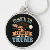 Porte-clés Billard drôle de piscine (Devant)