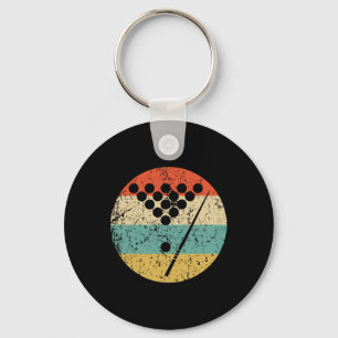 Porte-clés Billard Piscine rétro Vintage 1