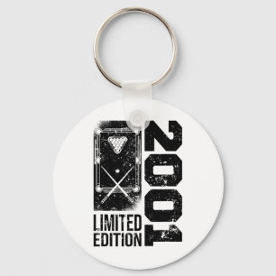 Porte-clés Billard Snooker-gamer Vintage 2001 Birthday Pool