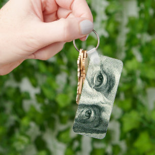 Porte-clés Billet de cent dollars de Ben Franklin